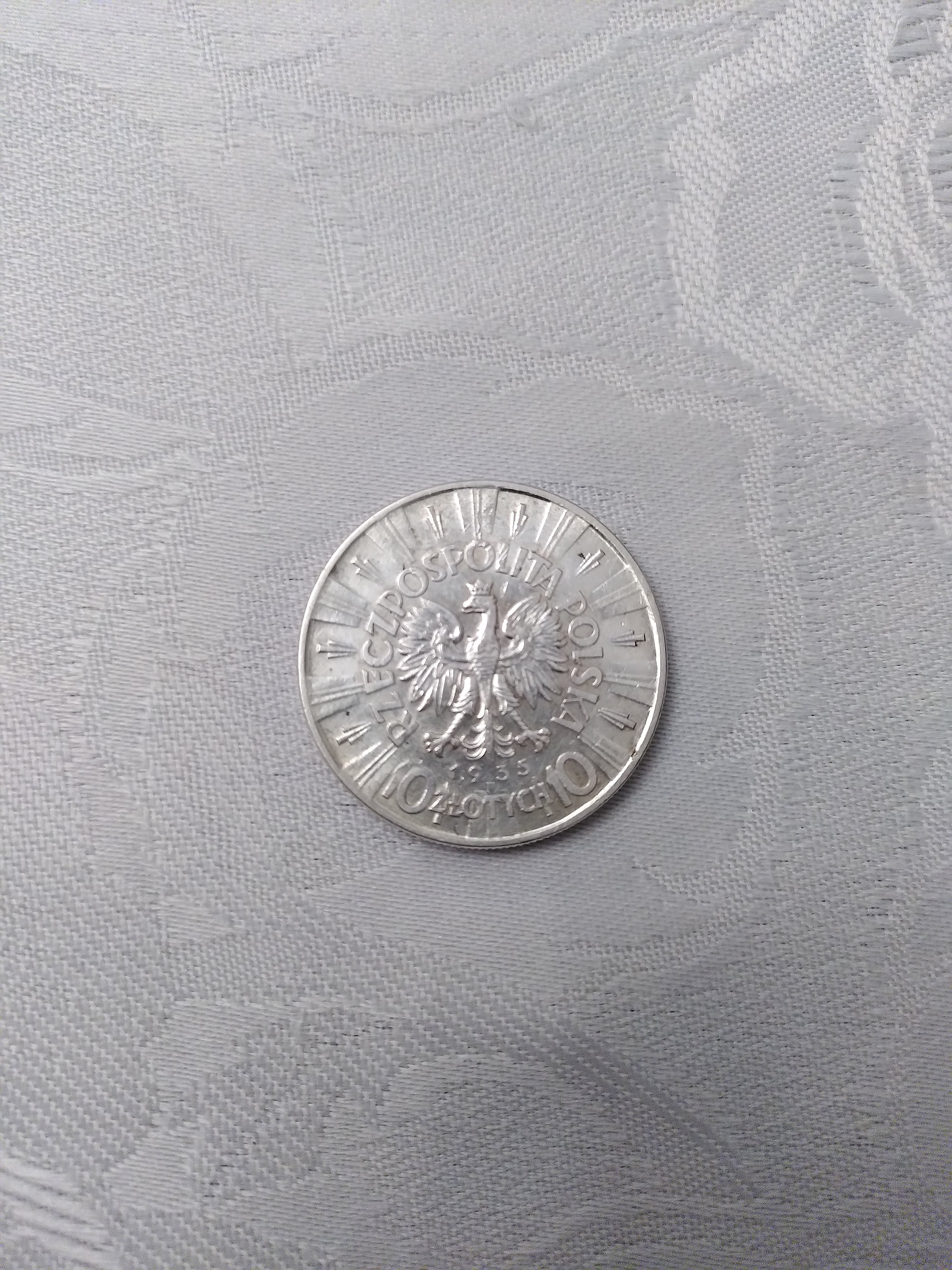 Rewers dziesięciozłotówki z orzełkiem